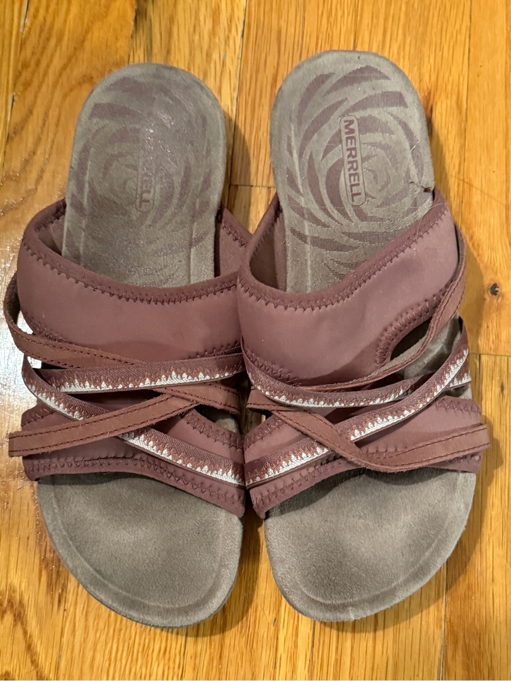 Merrill sandals worn 2 times